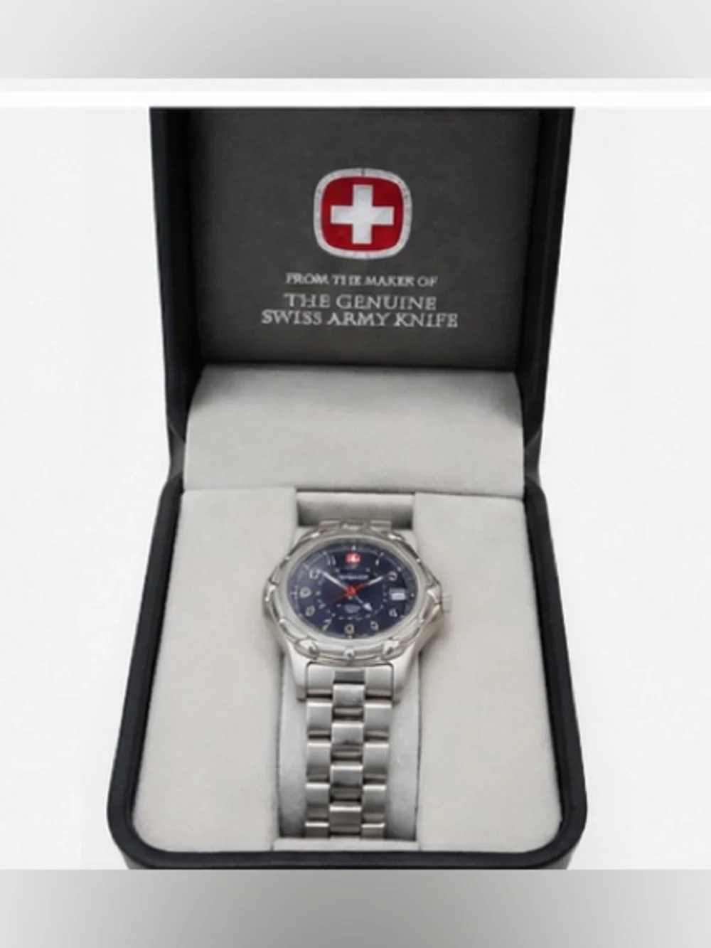 Unisex Stainless Steel Bracelet Watch - Blue Dial